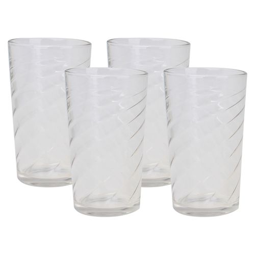Set De Vasos Mainstays Espiral 414 ml