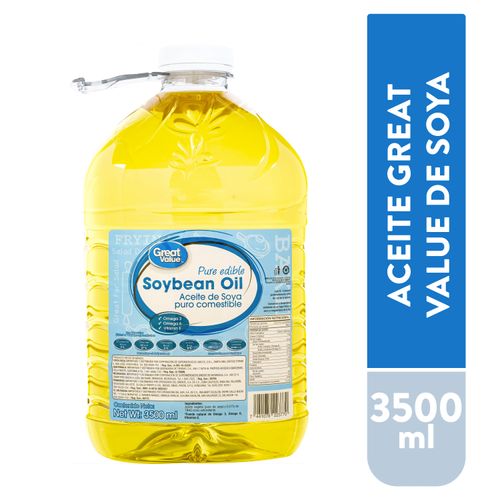 Aceite Great Value Soya - 3500 ml