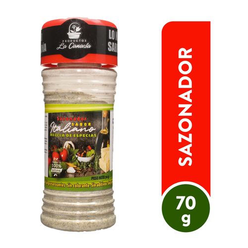 Sazonador La Canasta Italiano Molin 80 g