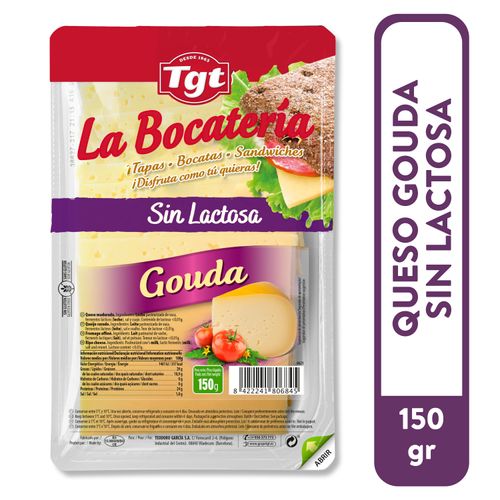 Queso Gouda Sin Lactosa La Bocateria - 150 g