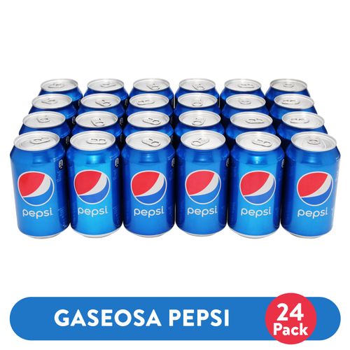 24 Pack Gaseosa Pepsi Lata - 8520Ml