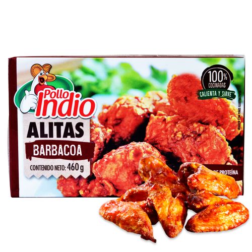 Alitas Pollo Indio Barbacoa 12 Unidades 4 60 g