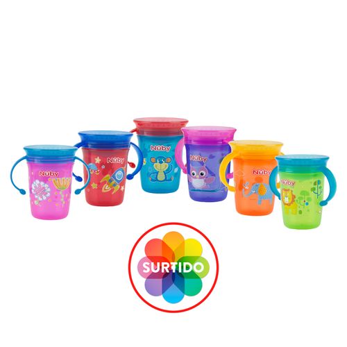 Beberito Nuby Wonder Cup Casas - 240 ml