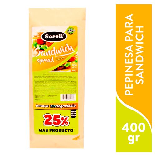 Sv Soreli Sandwich Spread Bolsa 400 g