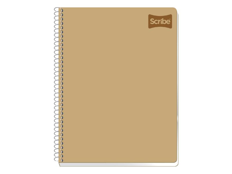 Cuaderno-Scribe-Espiral-Steno-Kraft-Rayado-36p-70-Hojas-1-18319