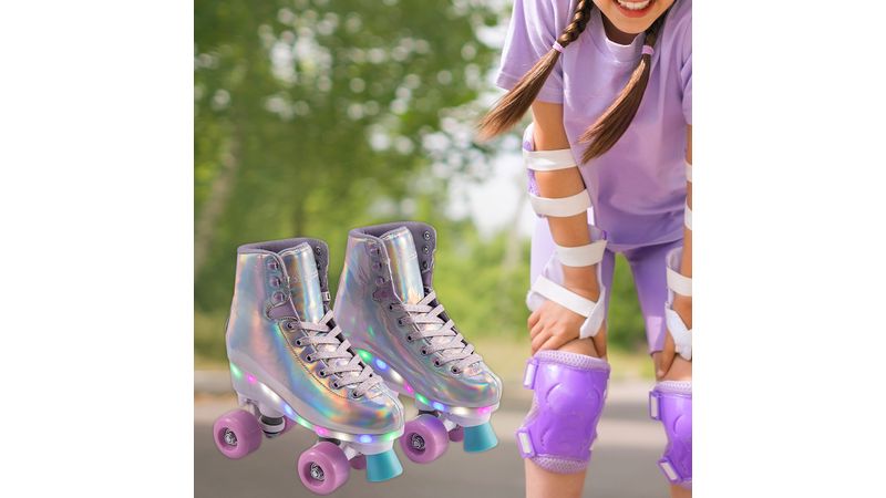 Patines de Cuatro Ruedas para Niña Talla 40 - Juguetón El Salvador