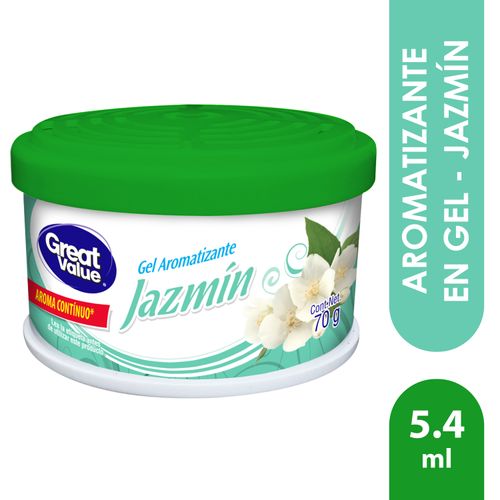 Aromatizante en gel Great Value aroma jazmín - 70 g