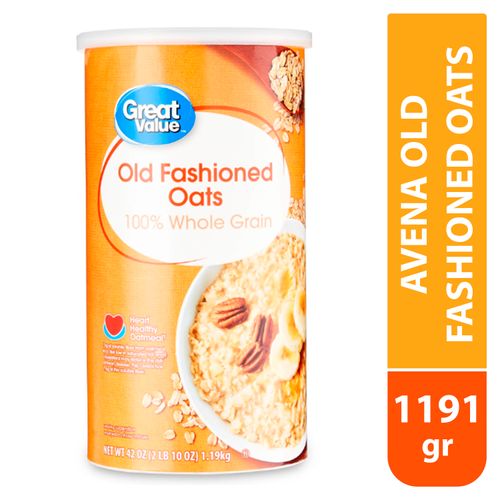 Avena Great Value, old fashioned oats -1191g