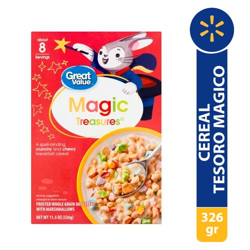Cereal Great Value, Tesoro Mágico - 326 g