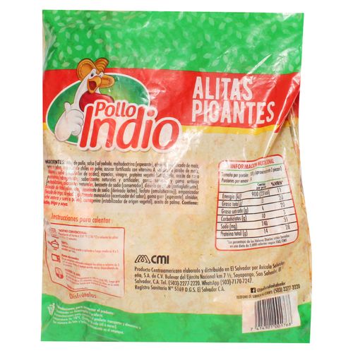 Alitas Pollo Indio Pican 3 Libras