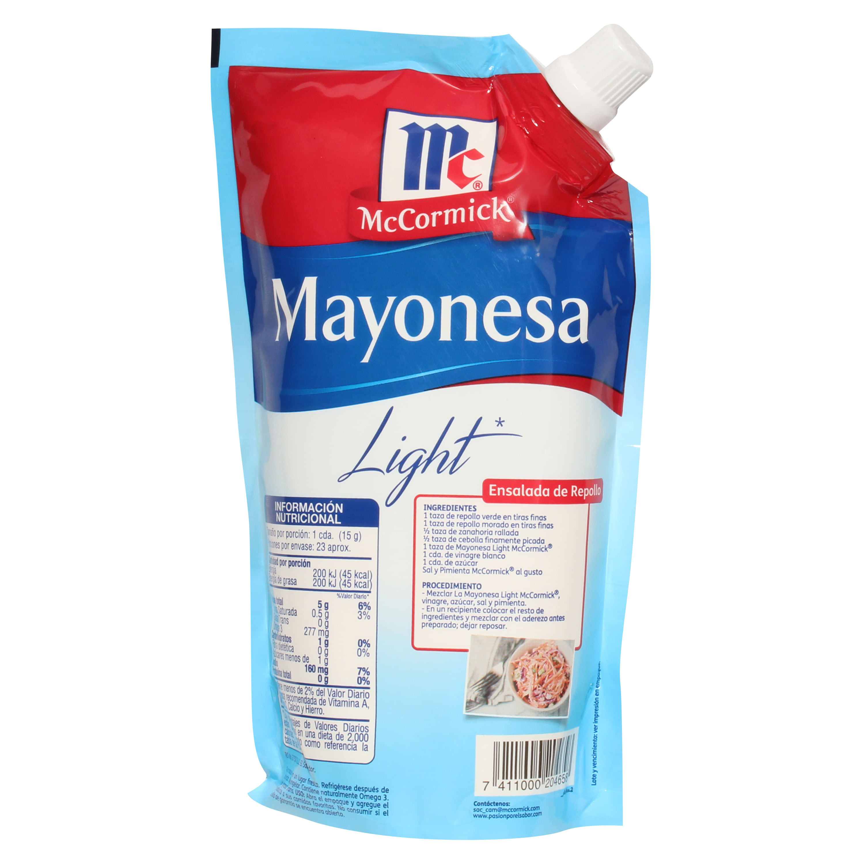 Mayonesa mccormick light - 207 g