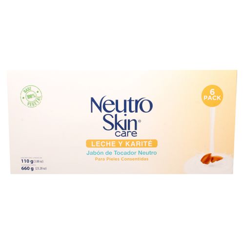 Jabón de tocador Neutro Skin de leche y karite - 660 g