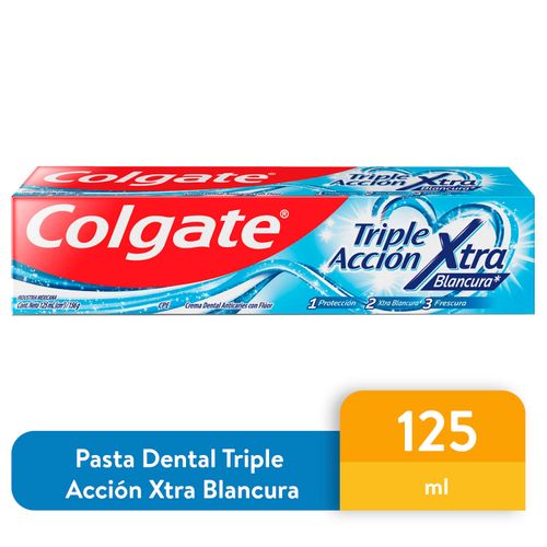 Pasta Dental Colgate Triple Acción Xtra Blancura 125 ml