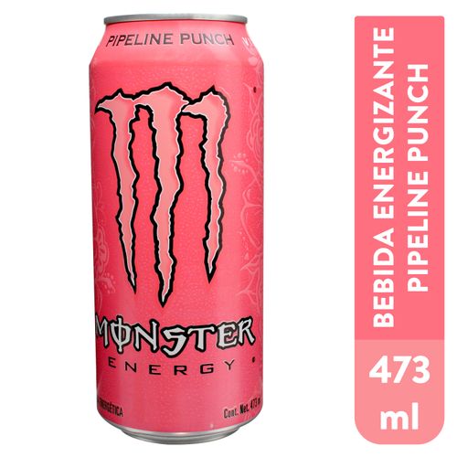 Bebida energética Monster Pipeline punch lata -473 ml