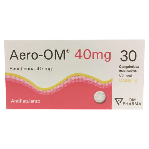 Aero-Om 40 mg - 30 Tabletas Masticables
