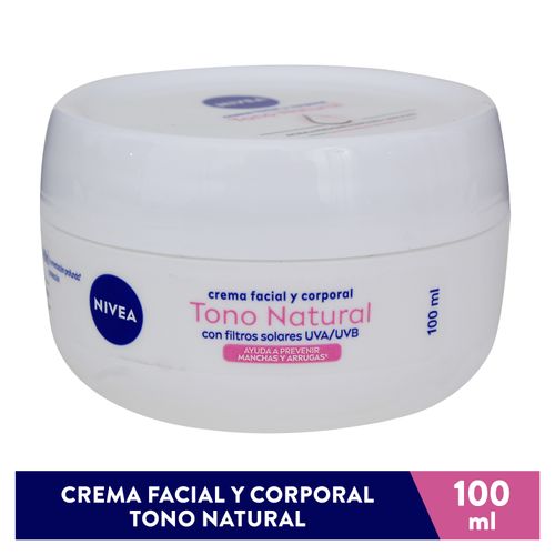 Crema Body Nivea Aclarado Natural Todo Tipo Piel - 100 ml