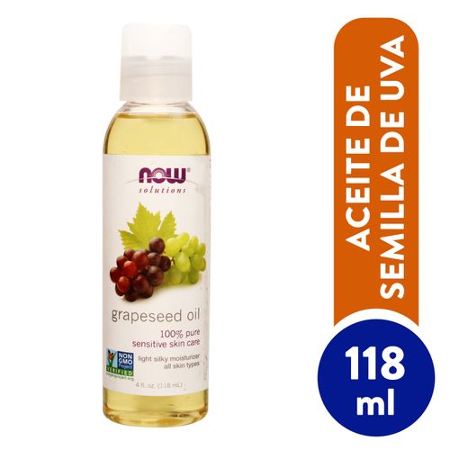 Aceite Semilla De Uva Now 118 ml