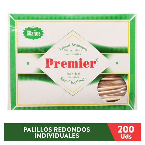 Palillos De Diente Premier Forrado 200Ea