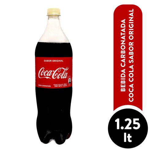 Gaseosa Coca Cola regular - 1.25 L