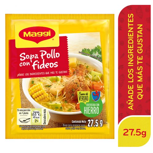 Sopa Maggi De Pollo Con Fideos - 27.5g