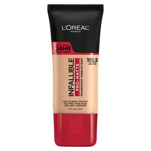 Polvo Loreal Matte 105 5 Beige Clair Light Beige