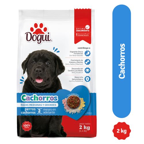 Alimento Dogui Perro Cachorro, Razas Medianas Y Grandes,  2 Meses En Adelante - 2kg