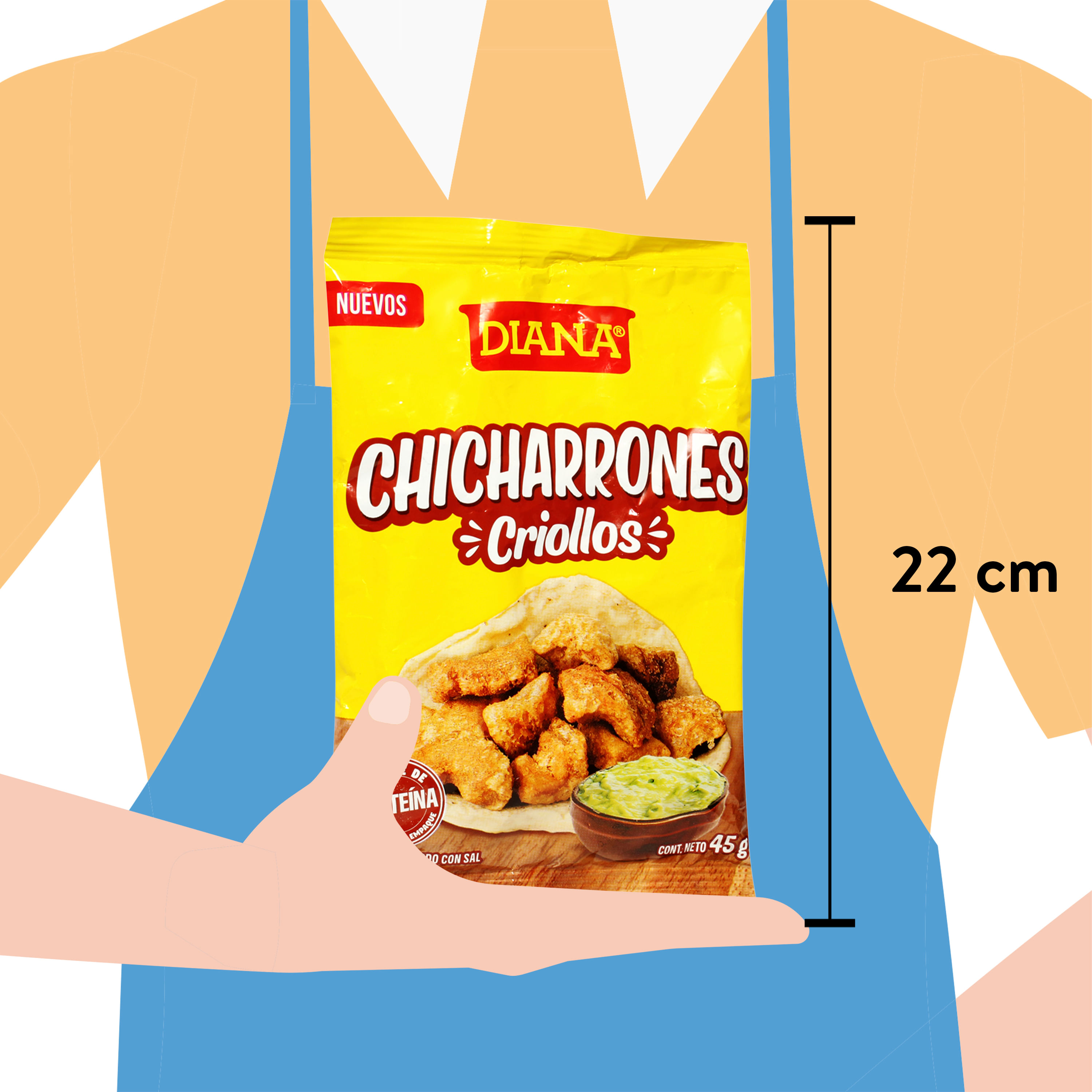 Comprar Chicharron Criollo Diana 45 g | Walmart Salvador