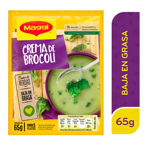 Crema Maggi De Brocoli Sobre - 65g