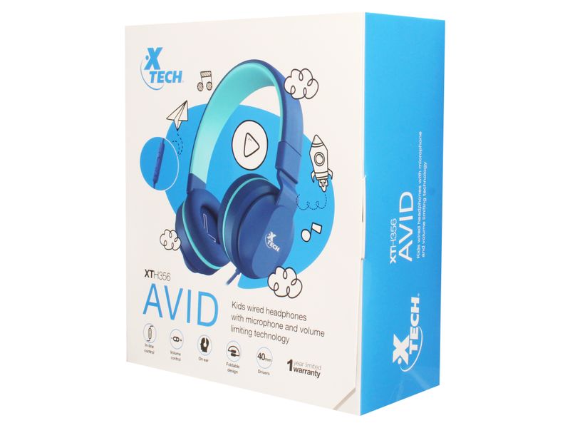 Auriculares-Alamb-Ninos-Micro-Azul-Xth-2-42047