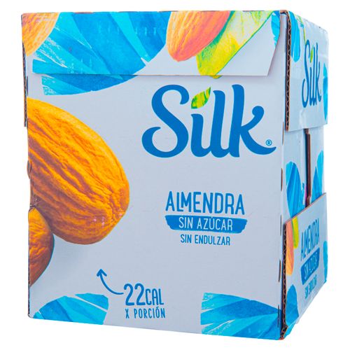 Bebida de almendra Silk sin azúcar, 6 pack - 5676 ml