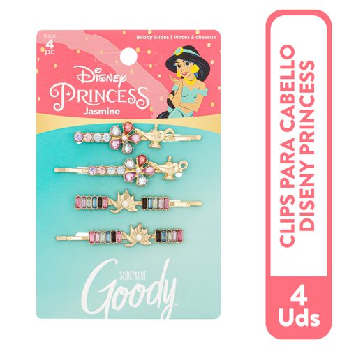 Bobby Pins Goody Diseño Disney Jasmine - 4unidades