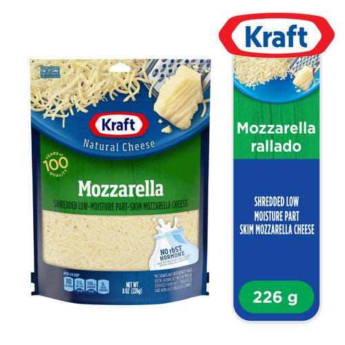 Queso Kraft Mozzarela Rallada - 227 g