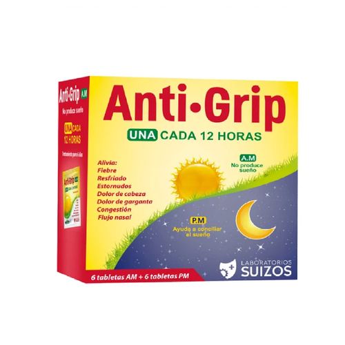 Sobres Antigripal Combinado Ampm - 6 Sobres