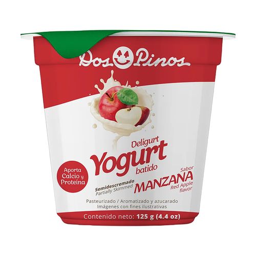 Yogurt Dospinos Manzana Roja 125 g