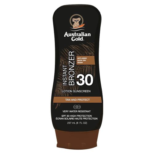 Bronceador instantáneo Australian Gold en crema protege la piel FPS 30 - 237 ml