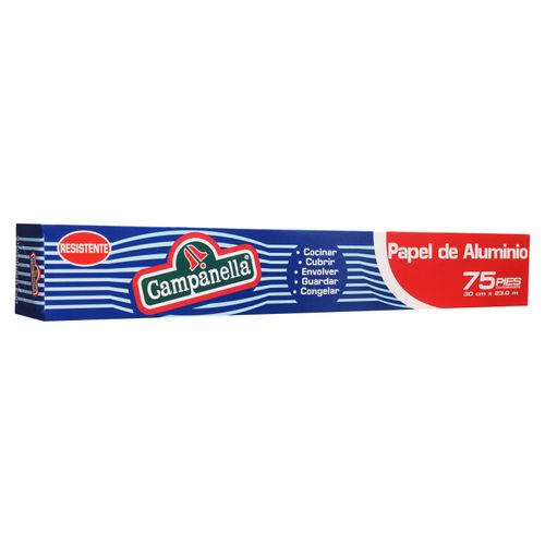 Papel De Aluminio Campanella 75Pies 1Ea