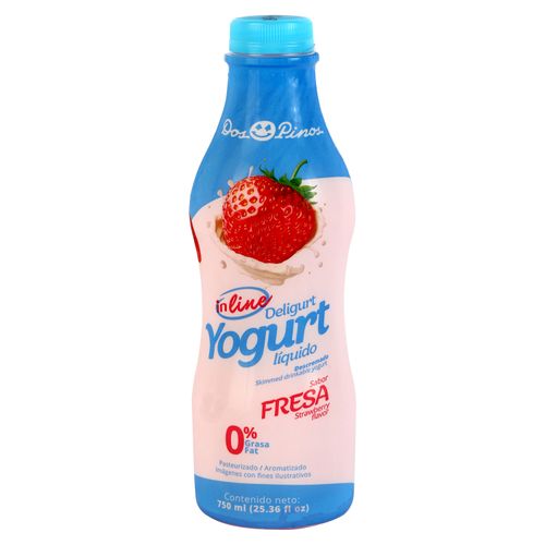 Yogurt Dospinos In Line Fresa 750 ml