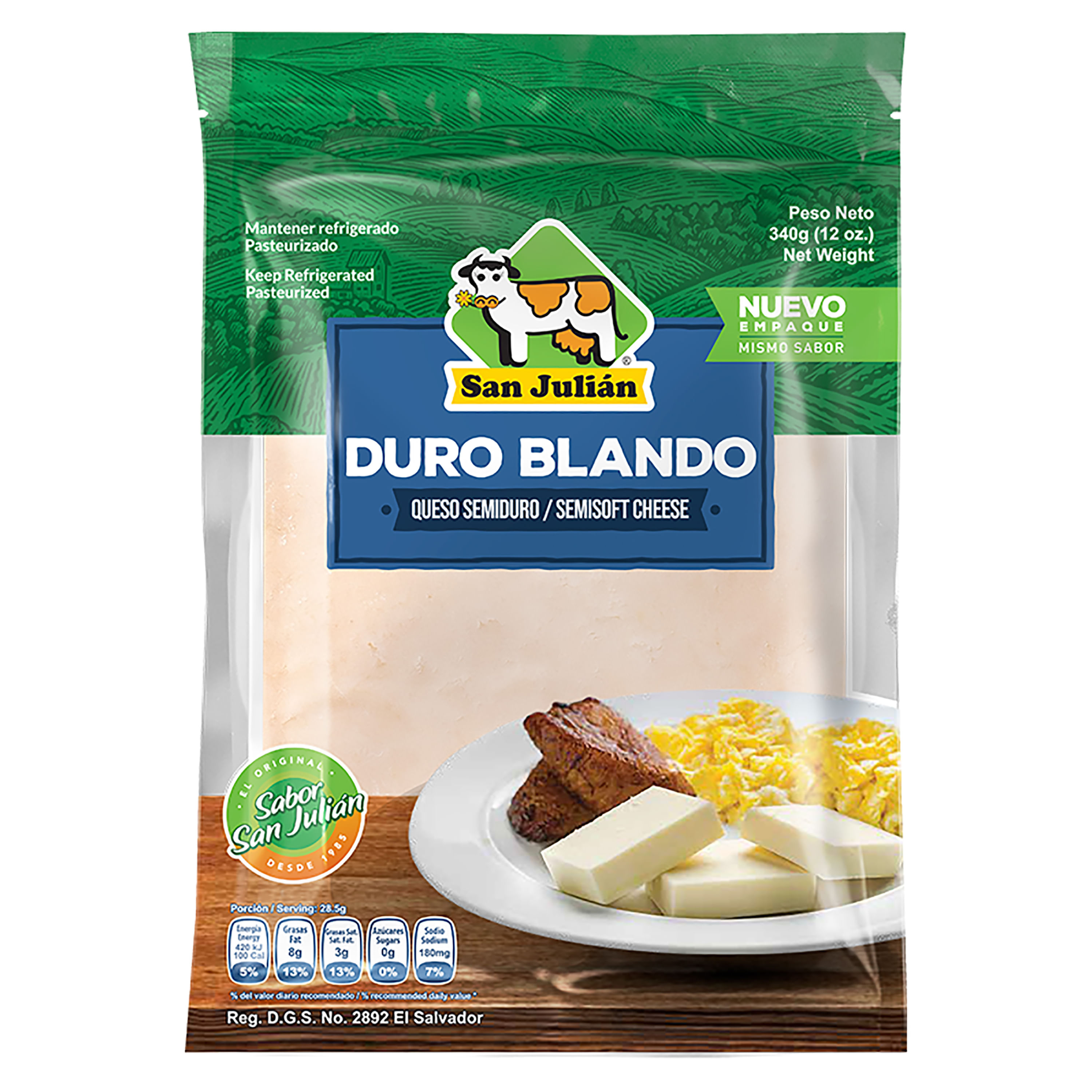 Comprar Queso Duro San Julian Blando - 340 g | Walmart Salvador