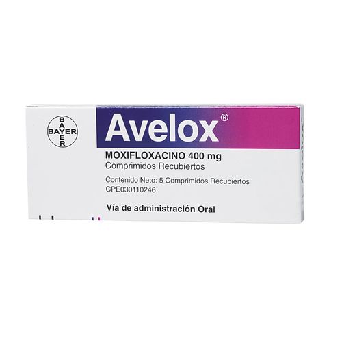 S-Avelox 400Mg 5 Comprimidos