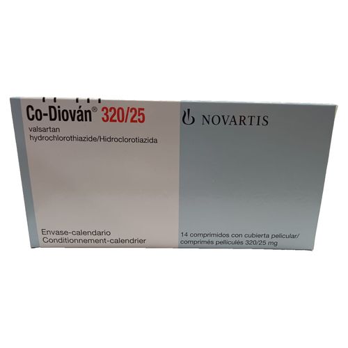 Co Diovan 320 25 Mg 14 Tabletas