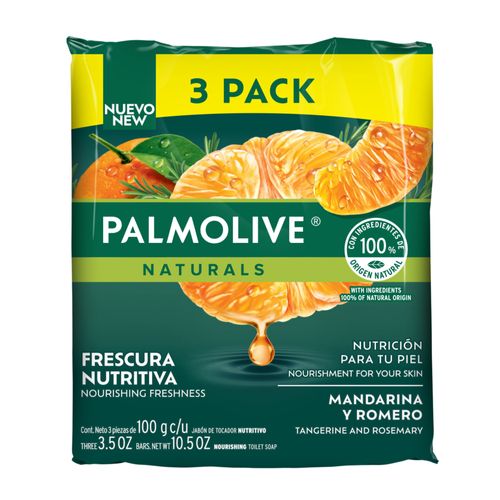 Jabón Palmolive, Mandarina Rome, 3pack -300 g