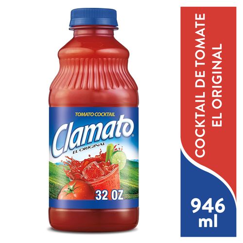 Jugo Clamato coctel de tomate concentrado para bebidas - 946 ml