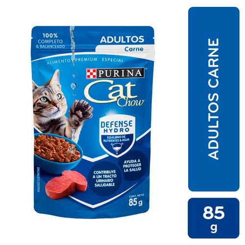 Alimeto Húmedo Gato Purina Cat Chow Defense Hydro Adultos Carne 85 g