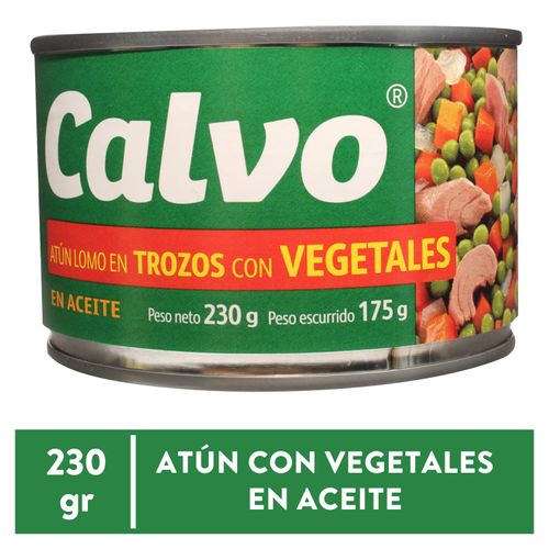 Atún Calvo Vegetales Trozos - 175 g