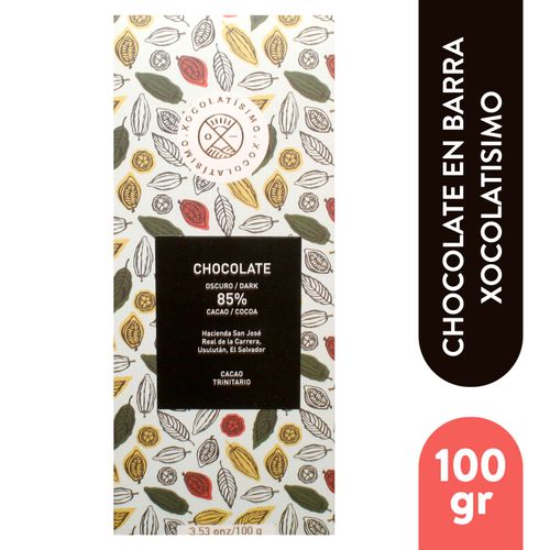 Chocolate Xocolatisimo 85 Barra - 100 g