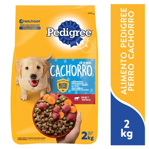 Alimento Seco Para Cachorros Pedigree Res y Vegetales - 2Kg