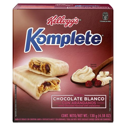 Komplete Kelloggs Barra Arandanos 1 30 g