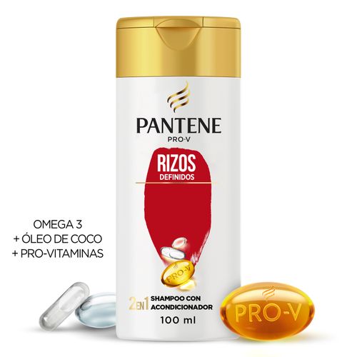 2En1 Shampoo Con Acondicionador Pantene Pro-V Rizos Definidos - 100 ml