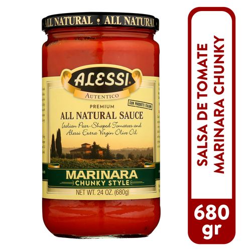 Salsa Alessi De Tomate Marinara Chunky