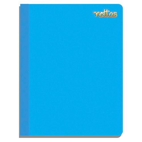 Cuaderno Nottas Cosido Grande Rayas Color Celeste -  100 Hojas